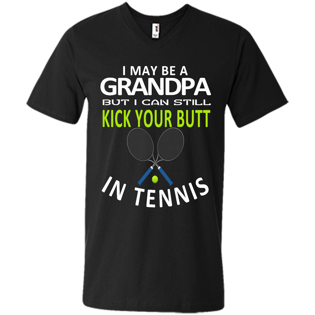 Funny Tennis, Grandpa Tennis Gifts - Canvas Unisex Shirt