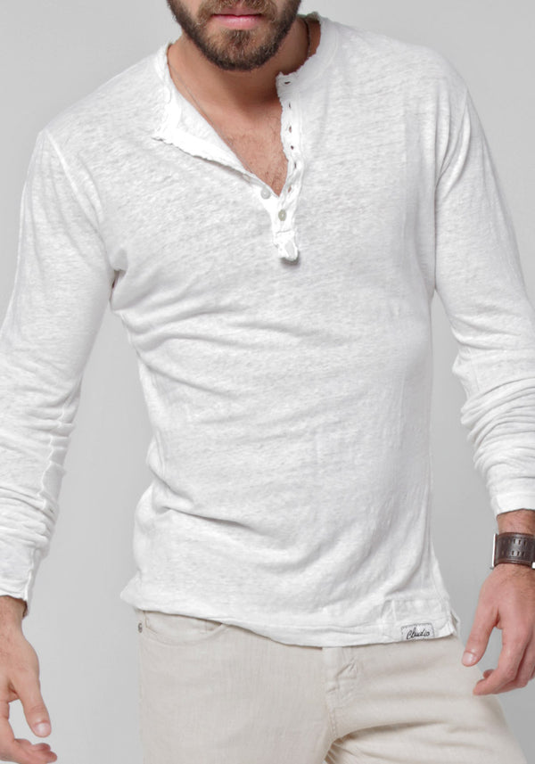 Men's Italian Style Regular Fit Short Sleeve Button Down Linen Shirt | 100%  Natural Linen Clothing, Item #1006/S