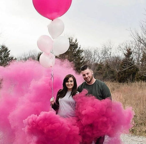 Pink Gender Reveal Smoke Bomb | Regular
