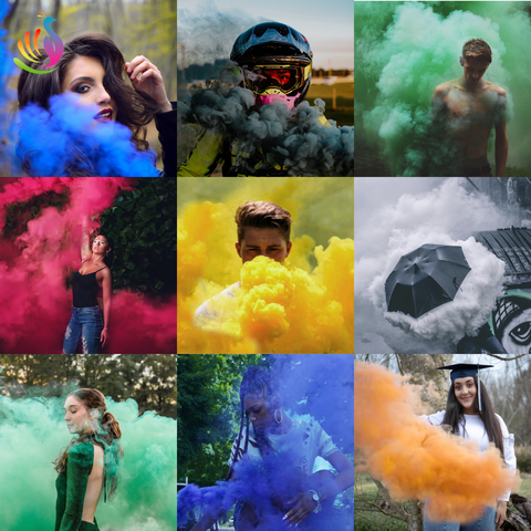 smoke effect smoke bombs colorful decorations photography ideas smoke balls smoke grenades