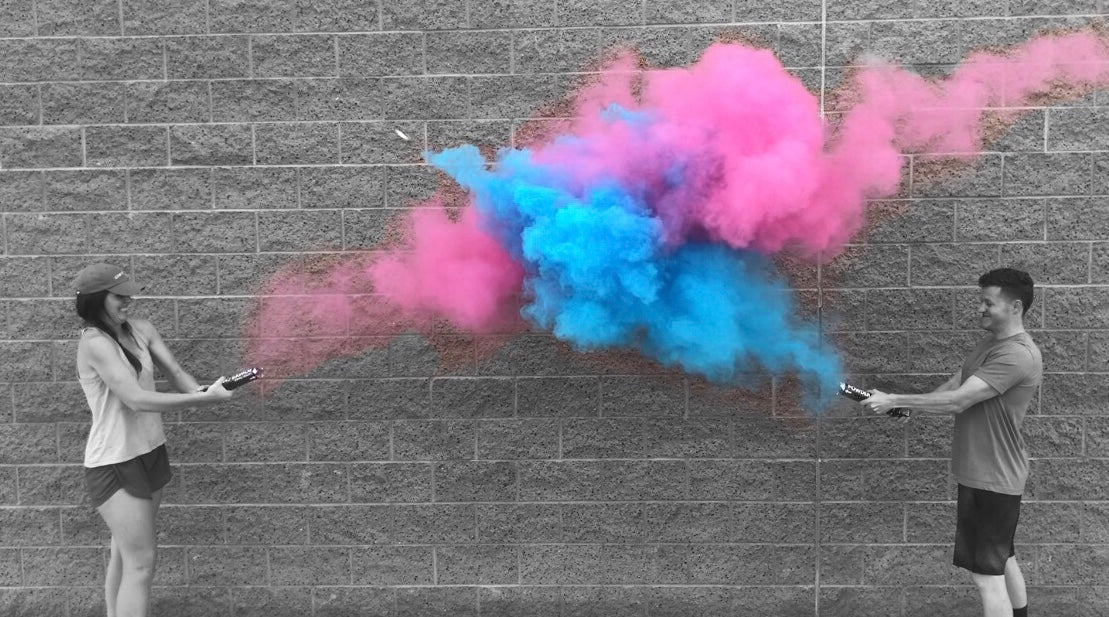 gender reveal cannon