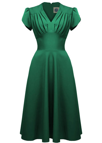 Pretty Retro Classic 50's Swing Jurk Groen