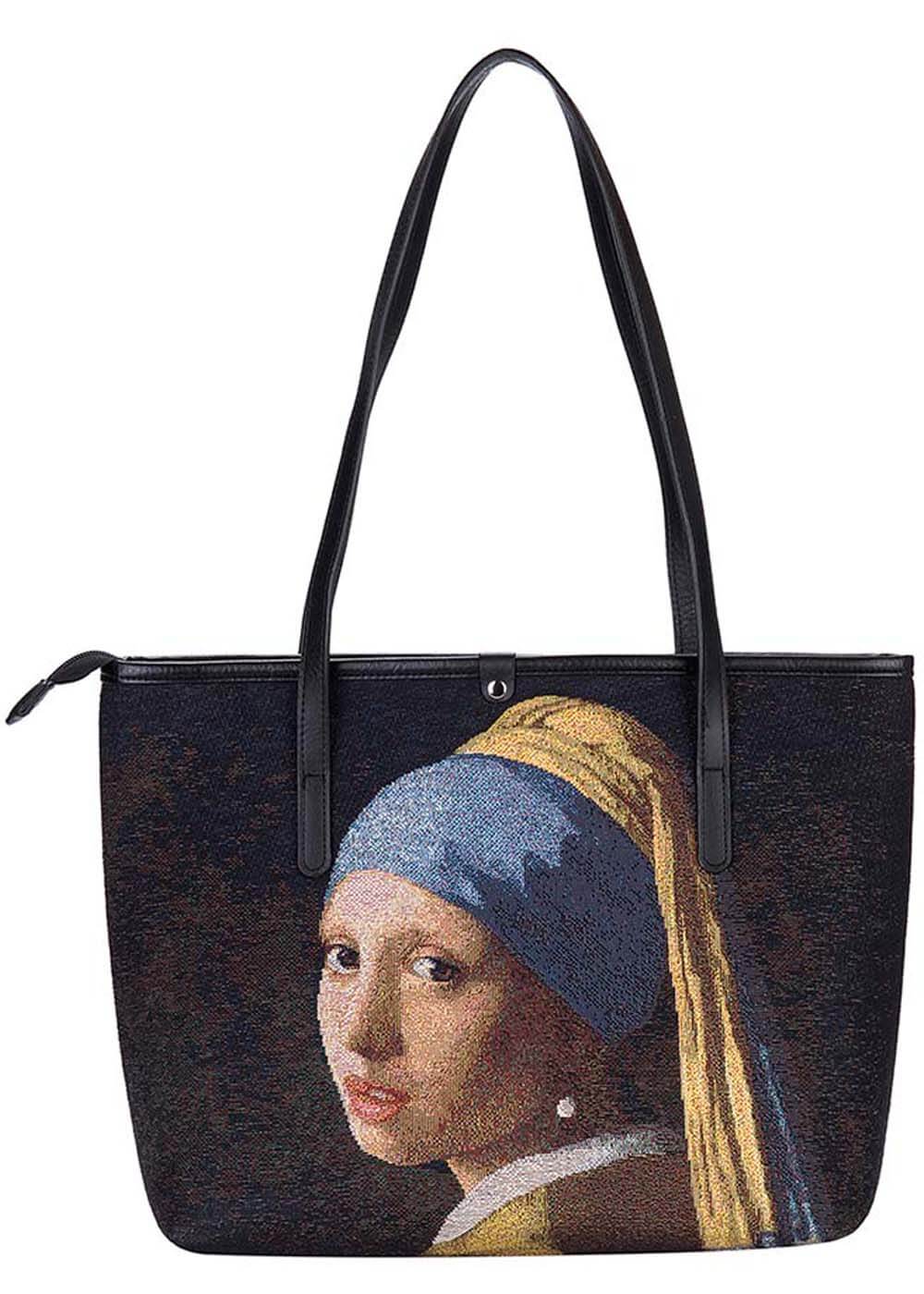 Tapestry Bags Vermeer Girl With The Pearl Earring Schoudertas ...