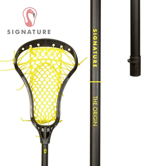 New Harrow Crossbow X Lacrosse Head Stick Custom Strung Lax - Factory Black