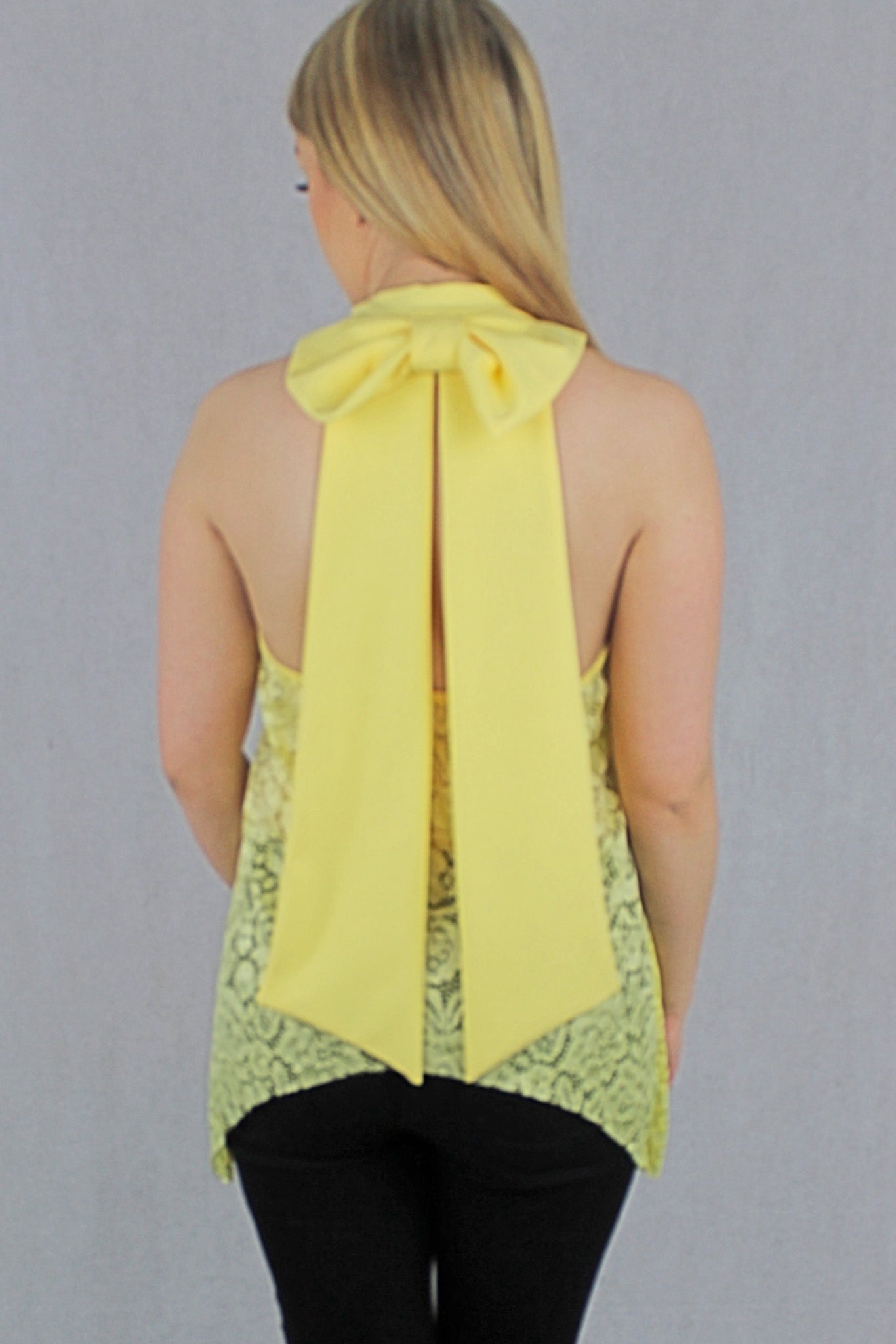 ladies yellow summer tops