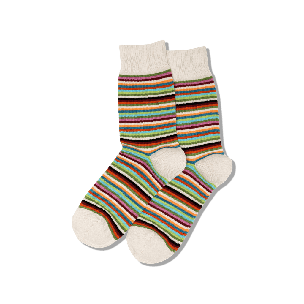 Women's Classic Stripe Crew Socks – HOTSOX