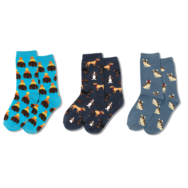  Hot Sox Outline Cat Socks, Blue Heather, 1 Pair, Men