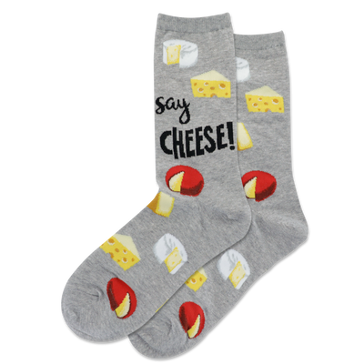 Women's Say Cheese Crew Socks