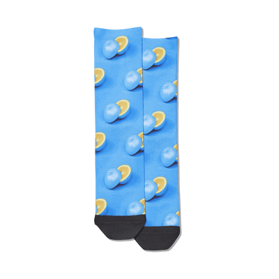 Women's Blue Oranges Tube Socks