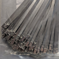Pack of 100 Steel Cable Ties