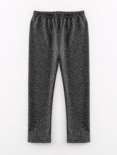 Charcoal Grey Solid Leggings