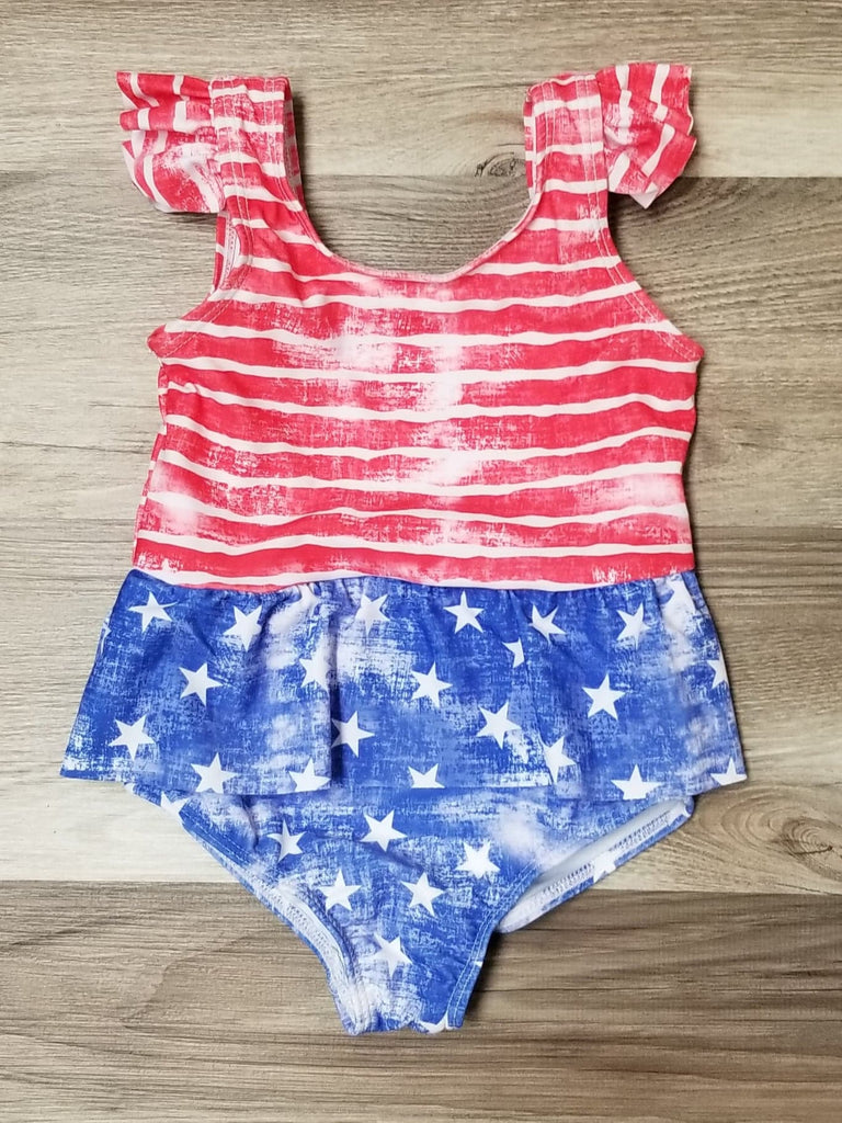 stars and stripes swimsuit