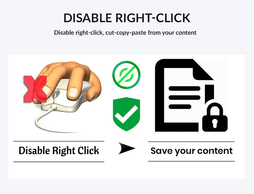 Disable right click