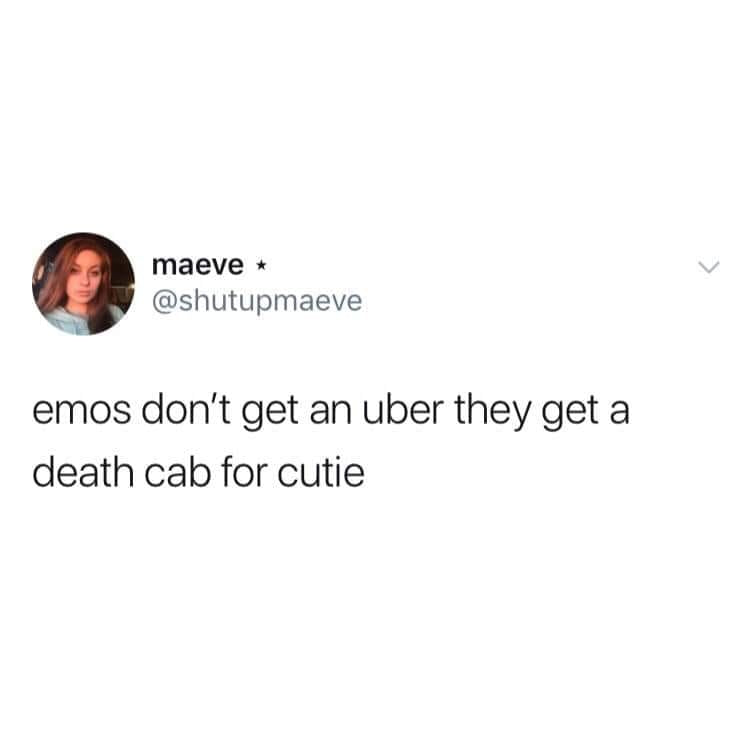 emo meme 20 uber death cab for cutie