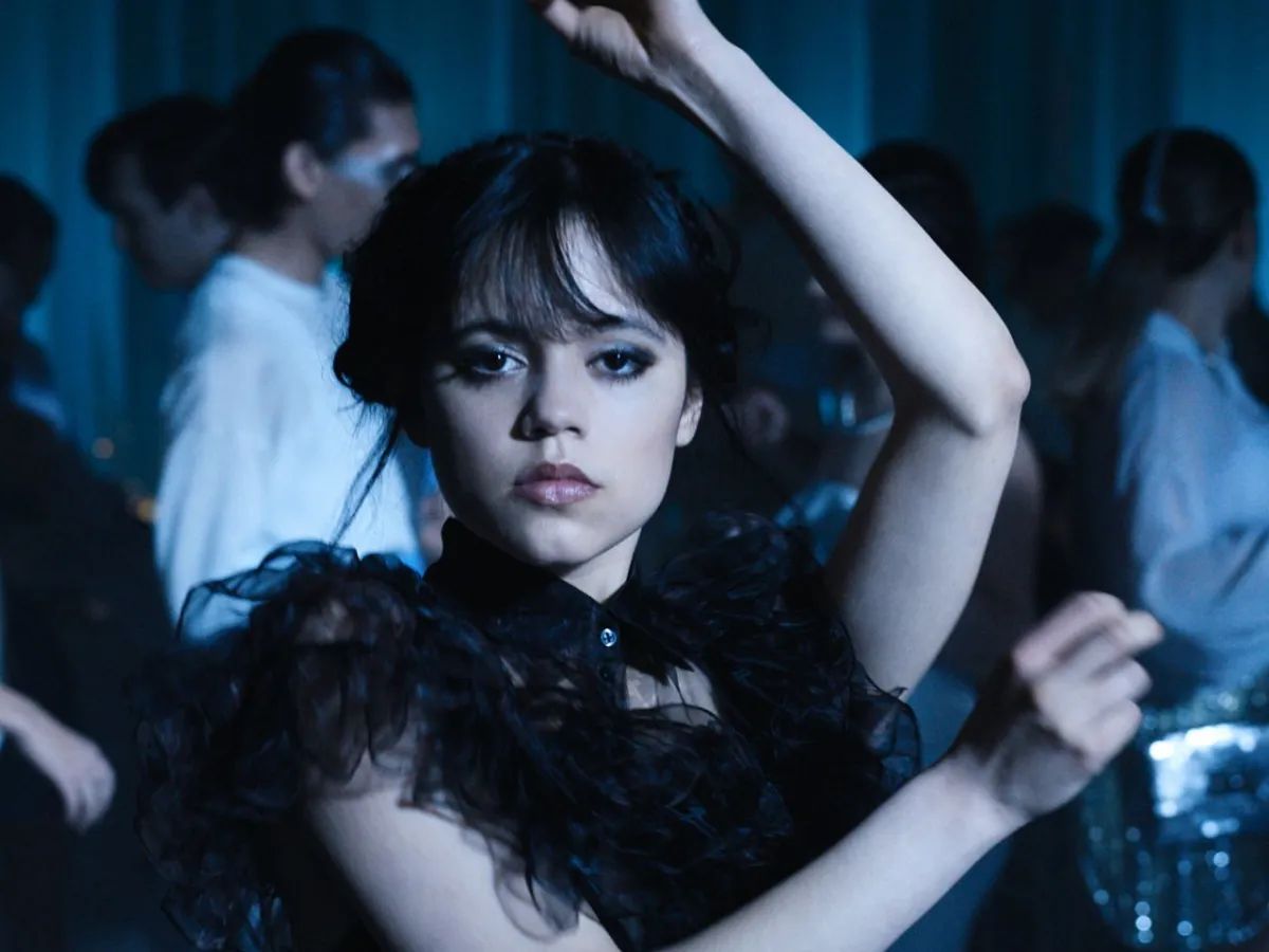 jenna ortega's wednesday addams dance