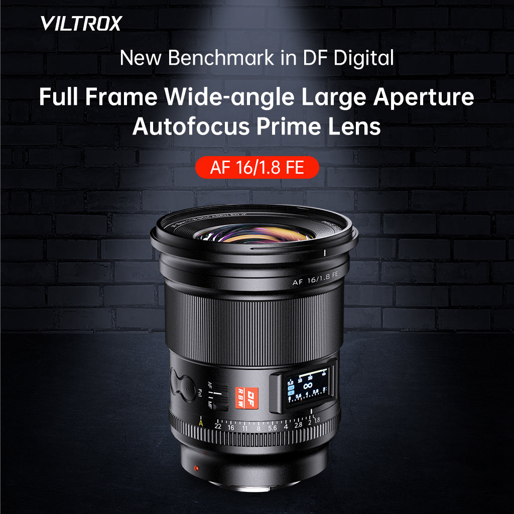 VILTROX AF 16mm F1.8 FE Full Frame Large Aperture Ultra Wide Angle Aut