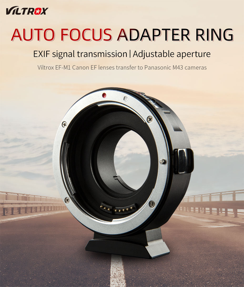 VILTROX EF-M1 Auto Focus Exif Lens Adapter for Canon EOS EF EF-S Lens