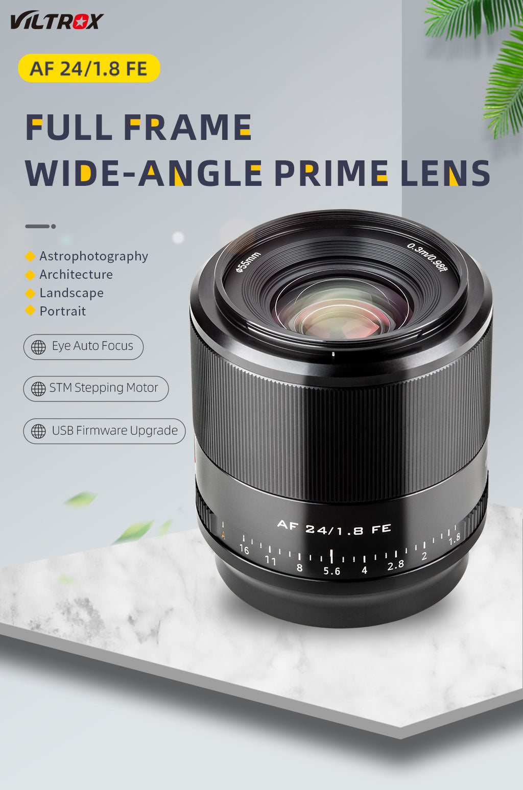 Viltrox F1.8 FE Mount Auto Focus Sony Full Wide-angle – Viltrox Store