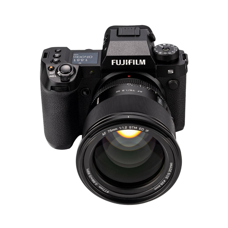 VILTROX PRO Level 75mm F1.2 XF Auto Focus Large Aperture Prime Lens Designed for Fujifilm X-mount Cameras