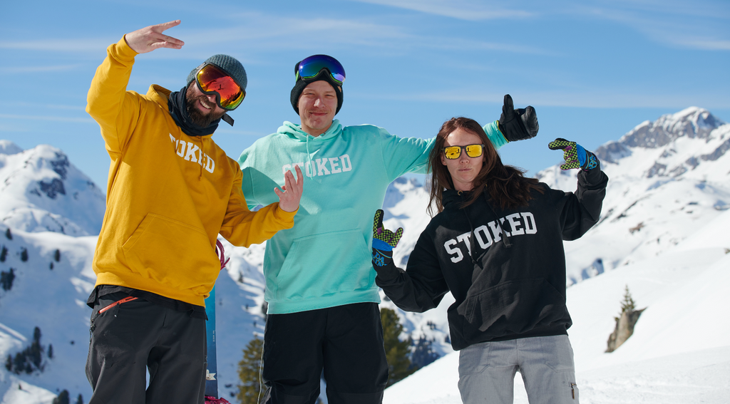 Snowboardbekleidung im Stoked Boardshop