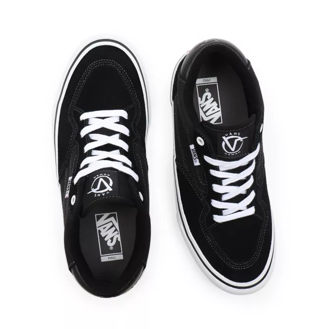 vans rowan pro white black