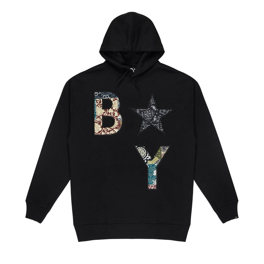  BOY ORB PUFF PATCH HOOD - BLACK 