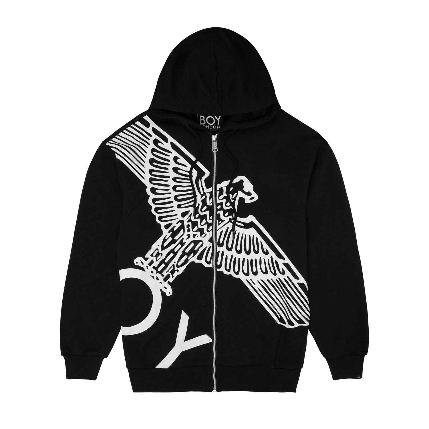 BOY WINGSPAN ZIP HOODIE - BLACK/GOLD