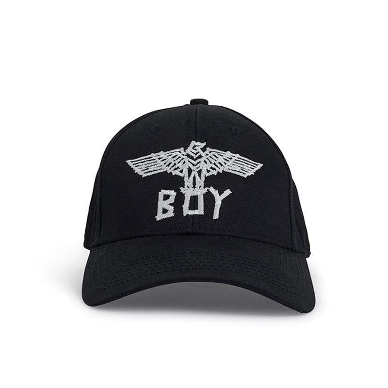 BOY EAGLE CAP - BLACK/WHITE