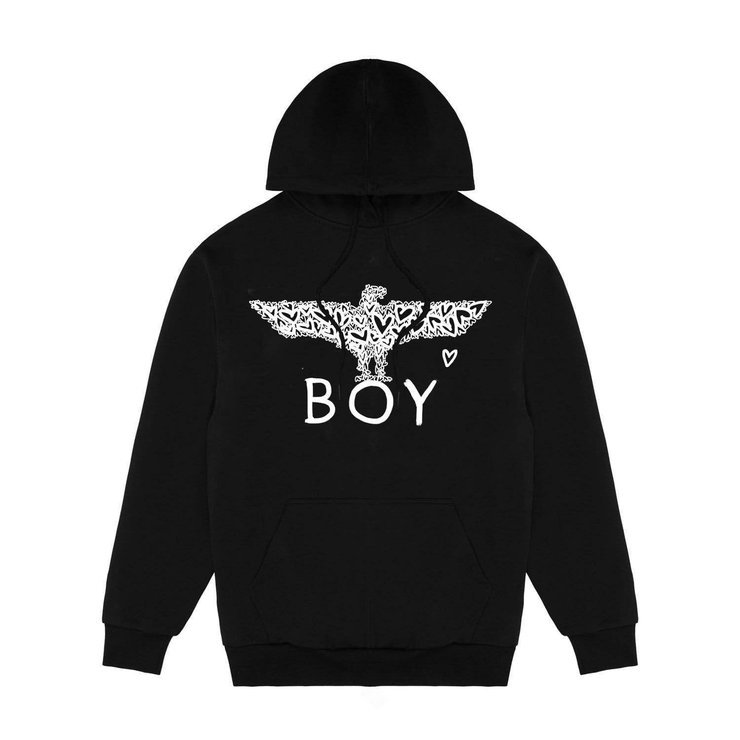 Image of BOY HEARTS HOOD - BLACK