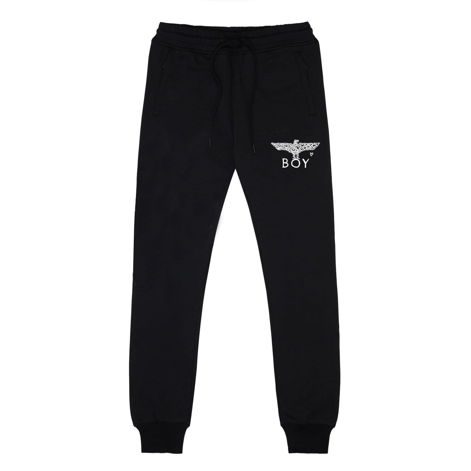 Image of BOY HEARTS JOGGERS - BLACK