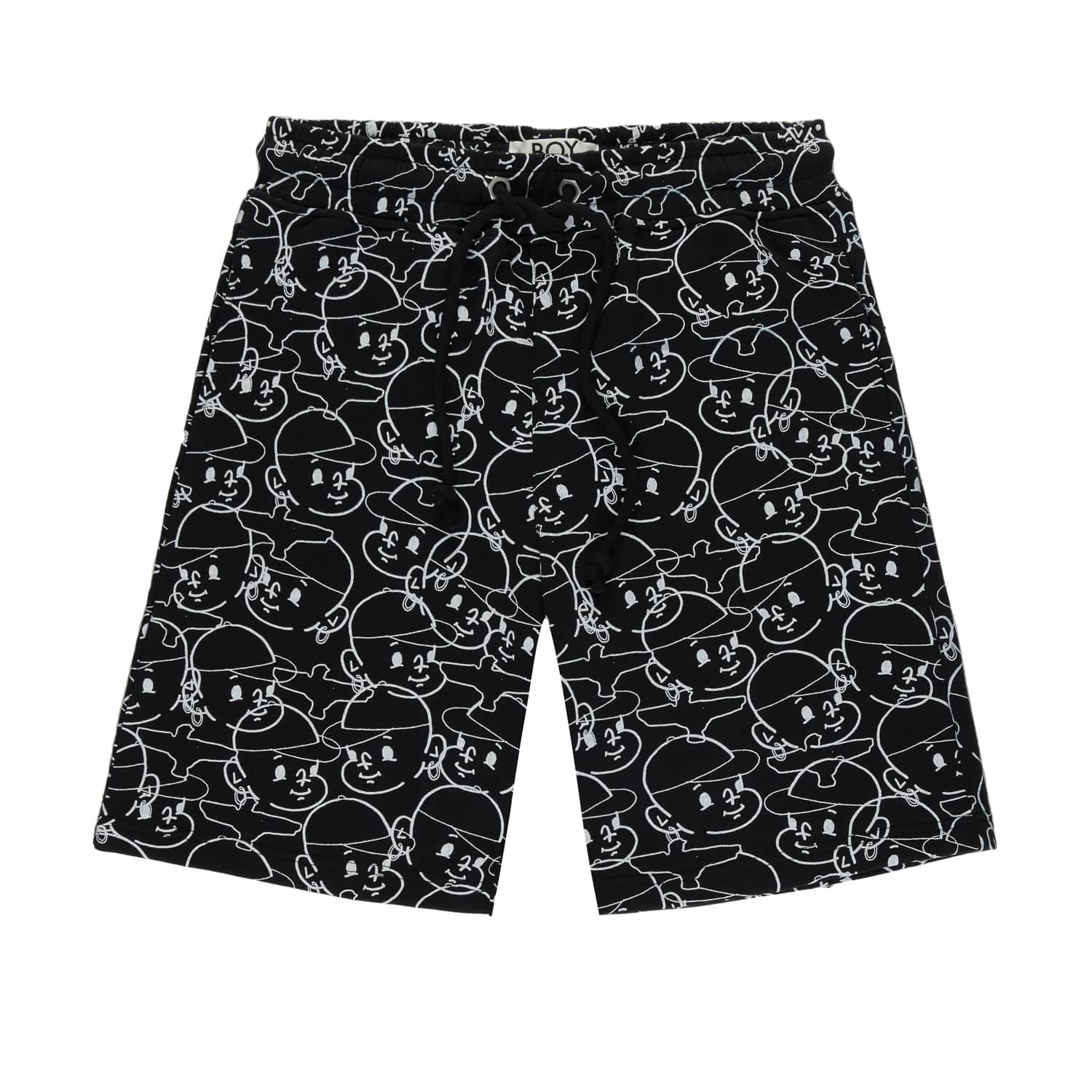 THE BOY REPEATING SHORTS - OFF WHITE – BOY London