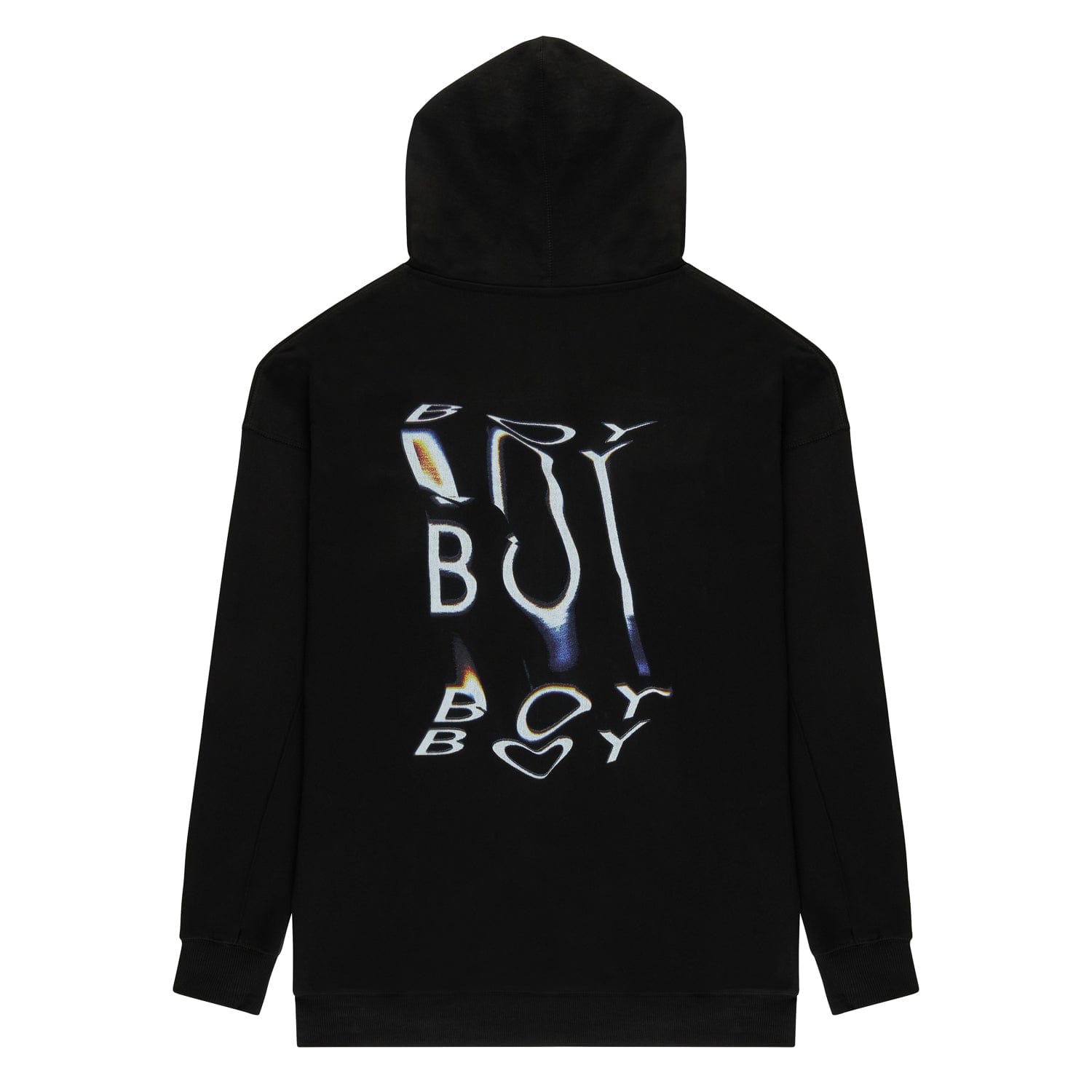 Image of STRETCHED OUT HOODIE - BLACK