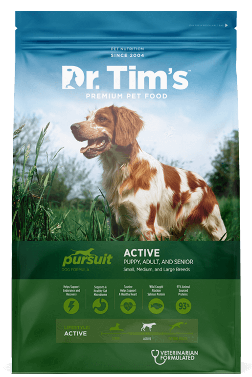 Dr. Tim's Pursuit Active Dog Food – Dr. Pet Food Company LLC