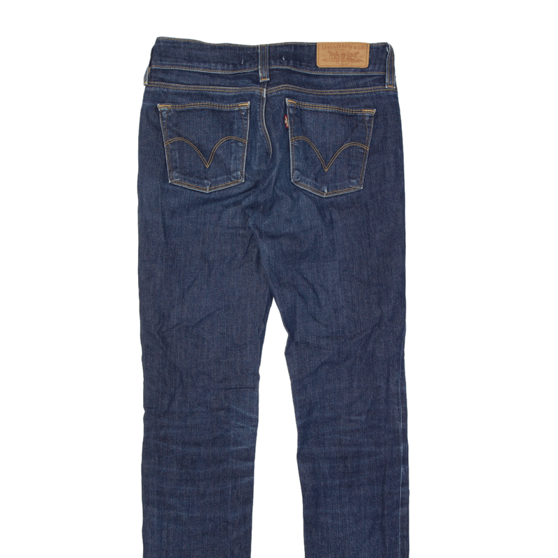 LEVI'S 571 Jeans Blue Denim Stone Wash Womens W28 L33