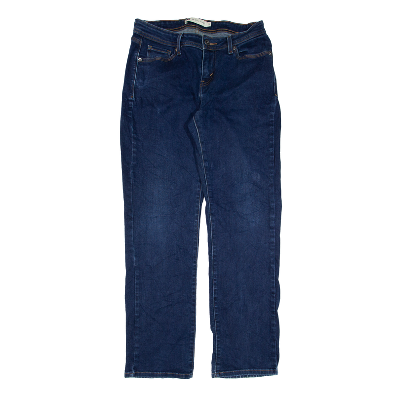 LEVI'S 529 Curvy Jeans Blue Denim Regular Straight Womens W28 L32 – Cerqular