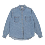 Vintage blue Lee Denim Shirt - womens medium