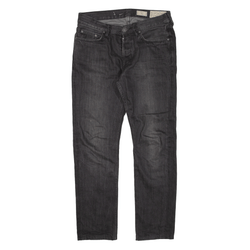 ALL SAINTS PIPE Jeans Black Denim Slim Charcoal Wash Mens W32 – Cerqular