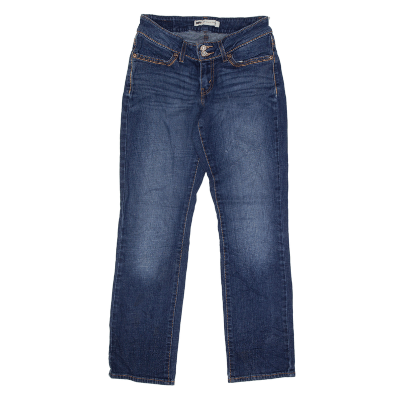 LEVI'S 529 curvy Jeans Blue Denim Regular Straight Stone Wash Womens W –  Cerqular