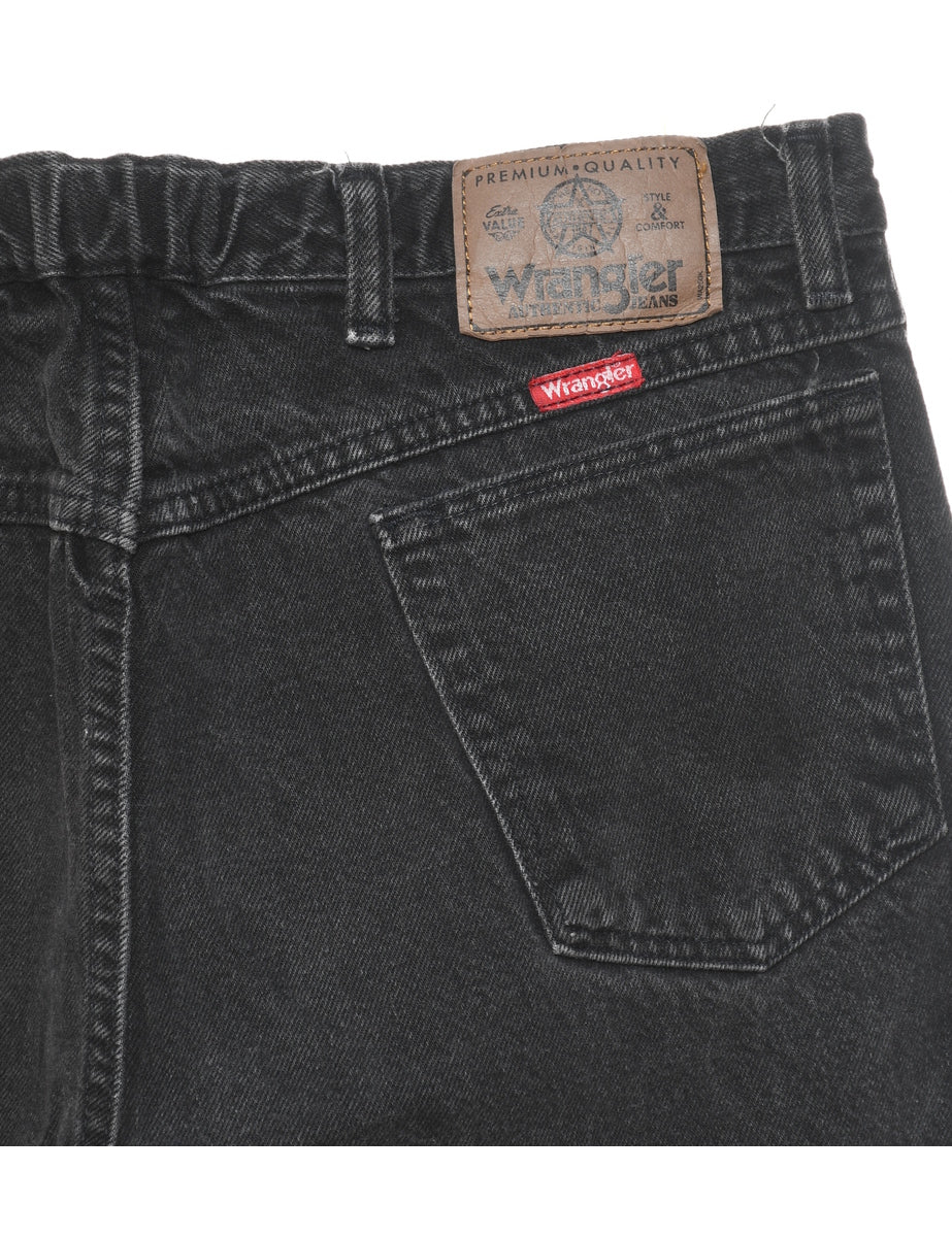 Unisex Wrangler Black Wrangler Jeans Black, M | Beyond Retro – Cerqular