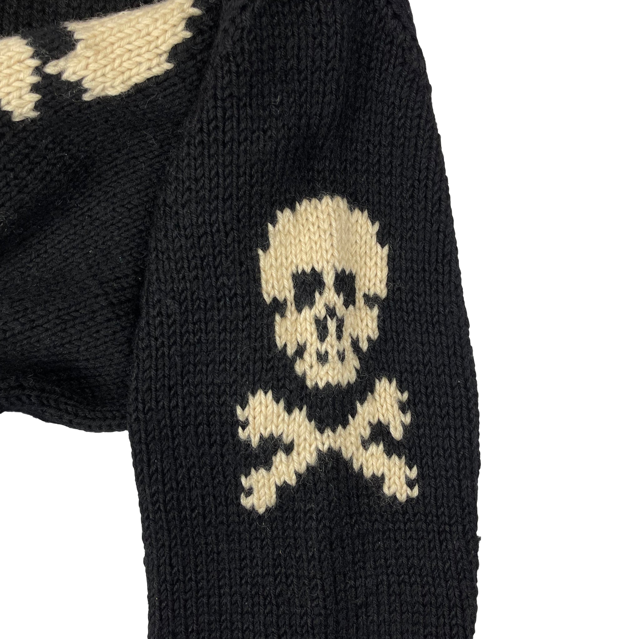 適切な価格 Cowichan PALACE Evisu EVISU COWICHAN KNIT Knit BLACK XL