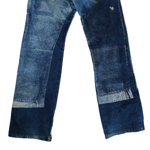 Jean Paul Gaultier Trompe L'oeil Printed Denim Jeans - 90s – upmob