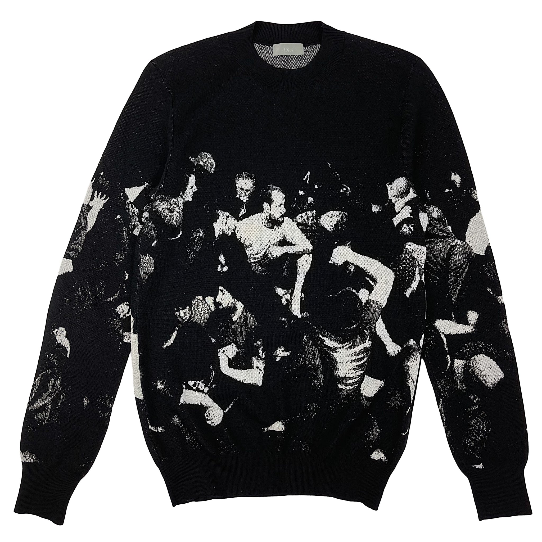 Dior Homme 17AW moshpit knit sweater-