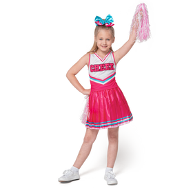 Kids Pink Cheerleader Costume