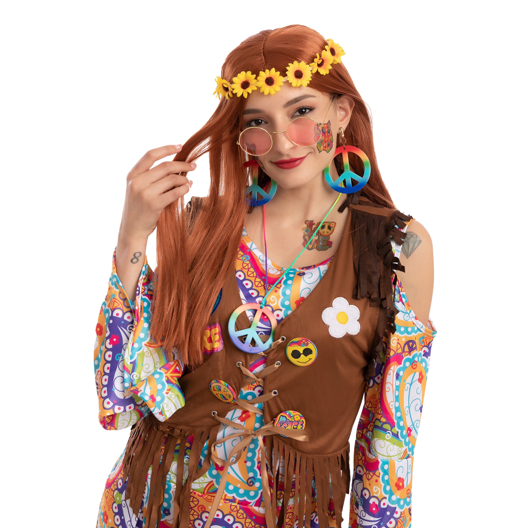 Hippie Wig Set - Adult | Spooktacular Creations