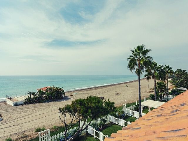 Front line beach house in Estepona Spain 