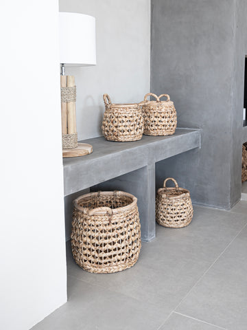 Storage baskets declutter your home 