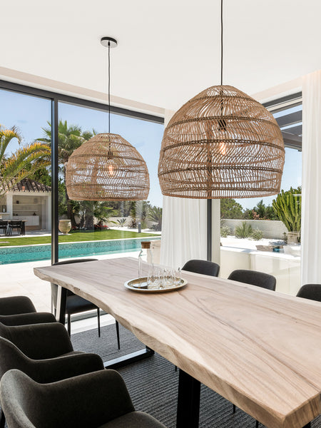 Natural blank table in Marbella Villa