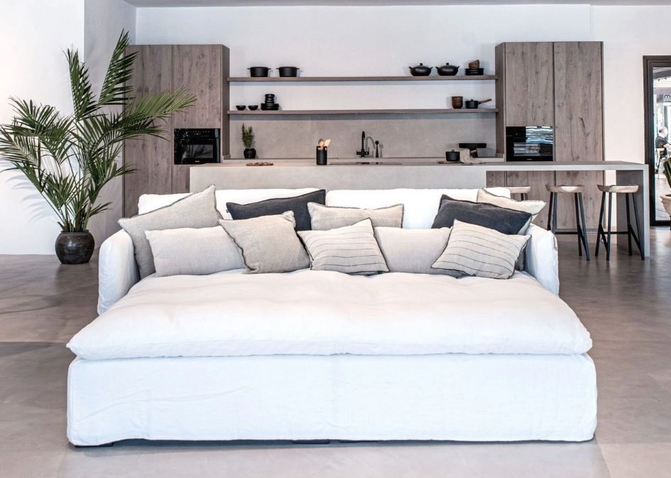 Zoco Home Ibiza Linen Lounge Sofa