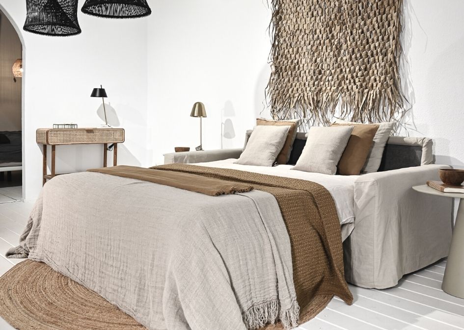 Zoco Home Mallorca Linen Sofa Bed
