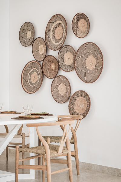 Binga baskets are great for storage and for wall art